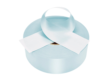 Лента плиссированная для наградных розеток. 051 бледно-голубая