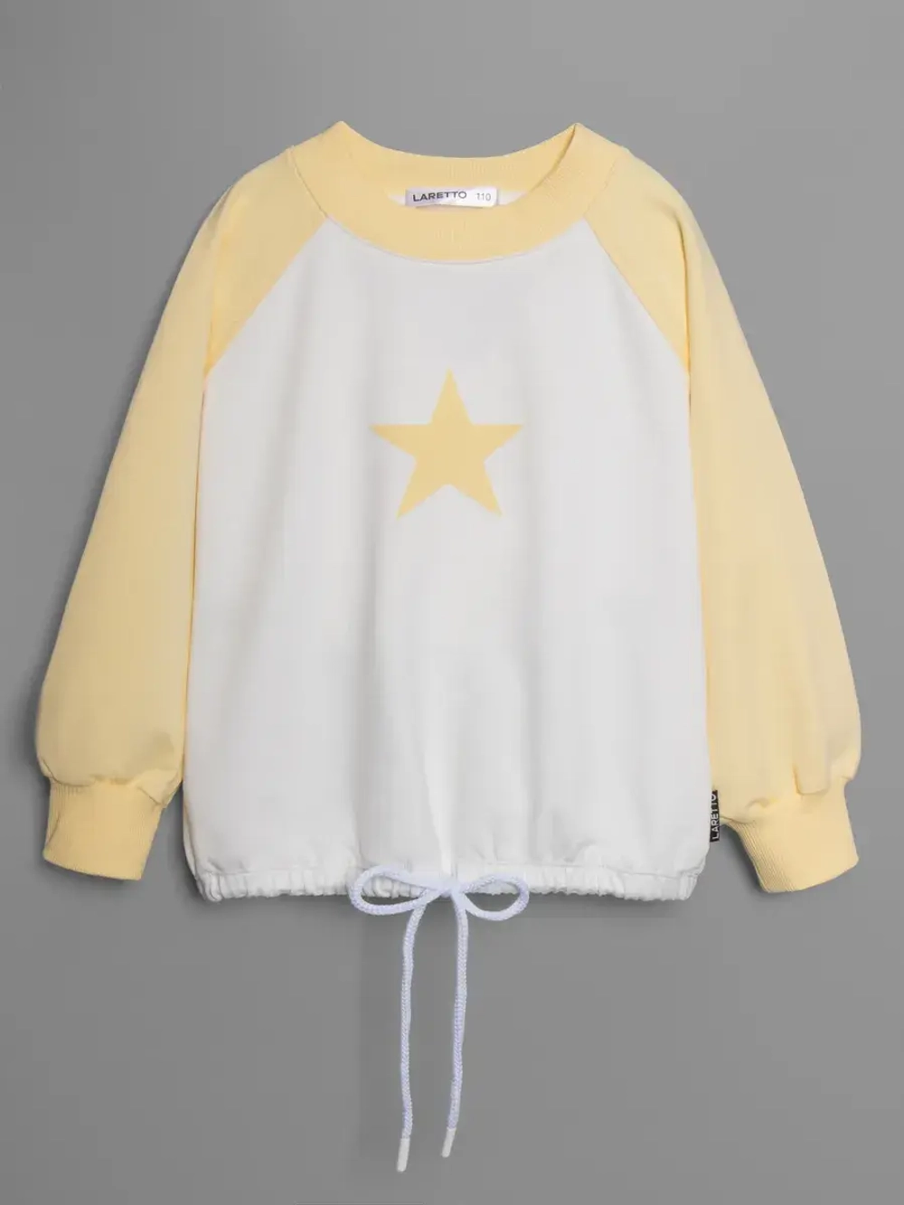 Свитшот для девочки осенний с завязками