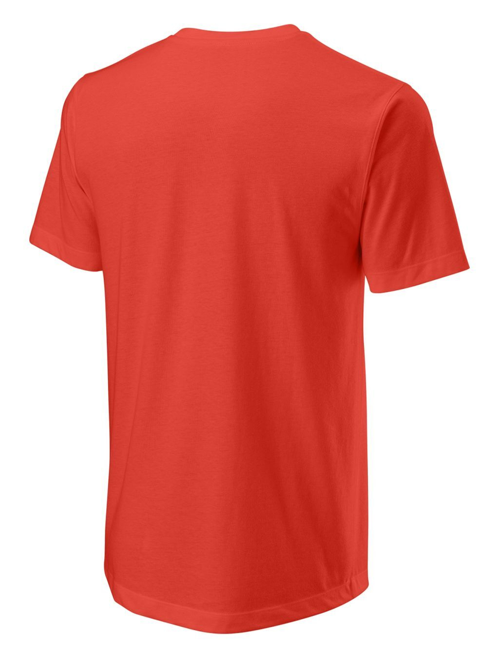 Мужская теннисная футболка Wilson Racket Duo Tech Tee M - fiesta