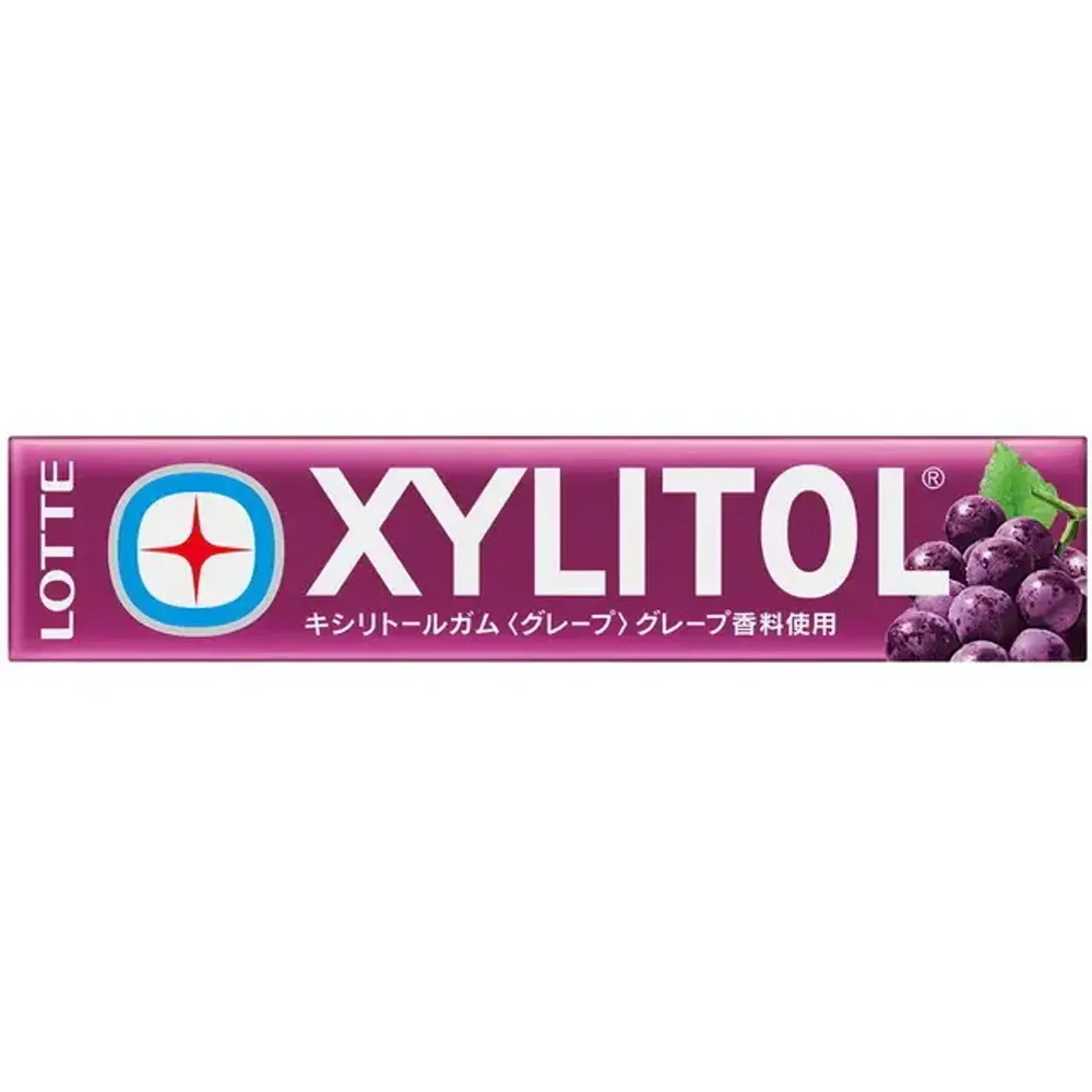 Жевательная резинка Xylitol виноград, Lotte, 21г
