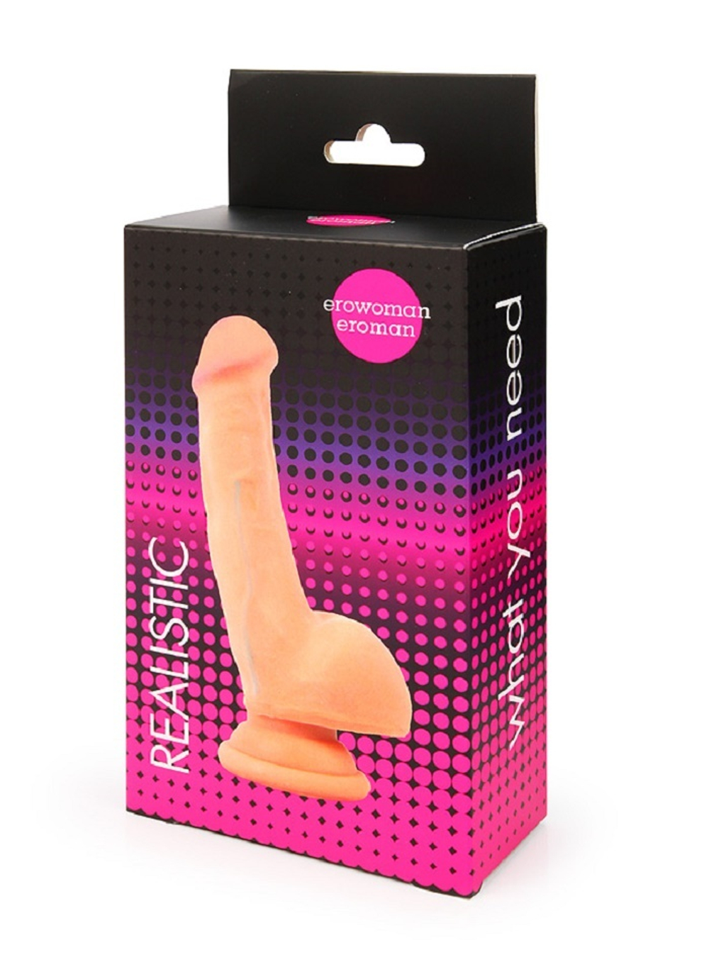 Фаллоимитатор анальный из киберкожи 14 см