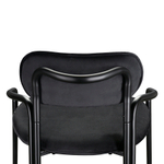 Стул полубарный ror, round, велюр, черный/черный