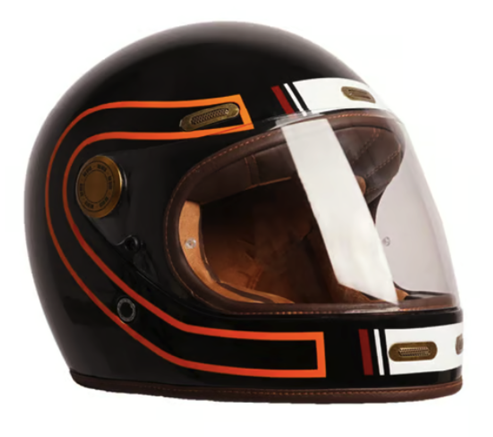 Roadster III Fusion helmet black/orange