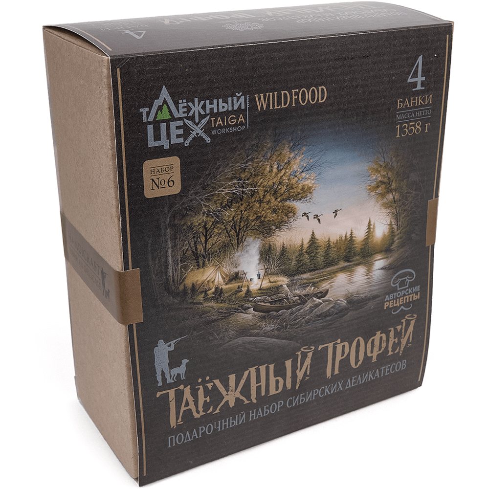 Набор Mix №6 (Медведь, Лосось , Нельма, Горох) ТЦ