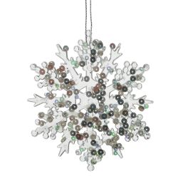 GAEM Украшение новогоднее "Снежинка", L9,5 W0,2 H10 см