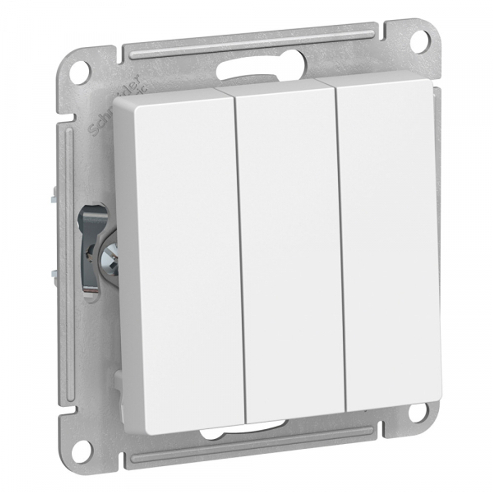 Выключатель 1-кл Schneider Electric Atlas Design карбон ATN001011