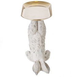 GAEM Фигурка декоративная "Заяц" с подставкой, L20 W8,5 H15 см