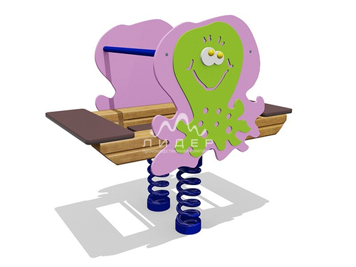 Качели-балансир на пружине “Медуза”