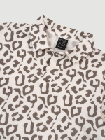 Поло оверсайз Mjölk Leopard, из муслина