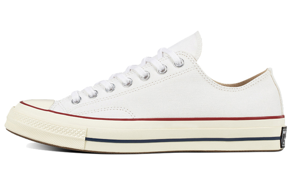 Converse 1970s chuck taylor non-slip breathable lightweight low-top canvas shoes for men and women the same white