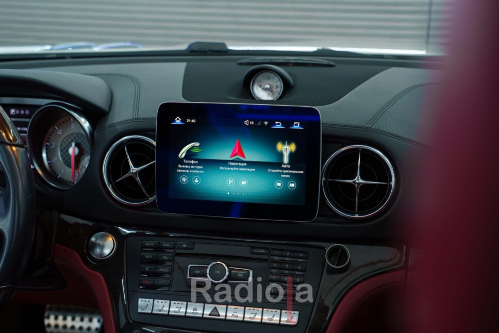Магнитола для Mercedes-Benz SL (R231) 2016-2019 NTG 5.0/5.1 - Radiola RDL-7704-L монитор 8.4" на Android 13, 8Гб+128Гб, CarPlay, 4G SIM-слот