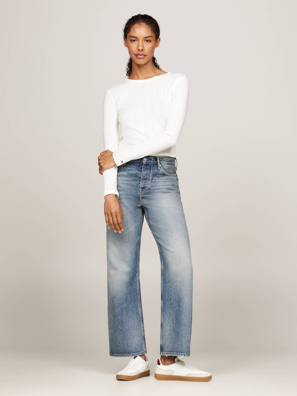 Блузка Tommy Hilfiger - белый(WW0WW42903)