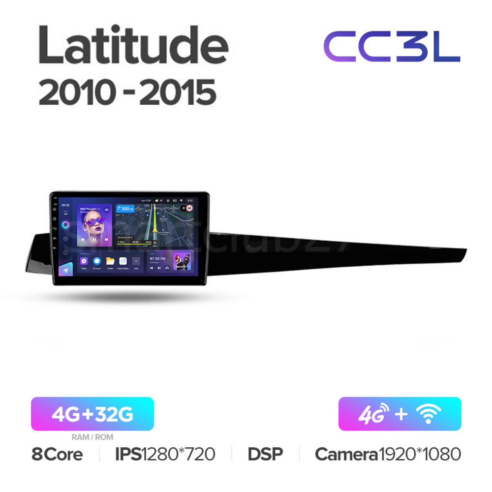 Teyes CC3L 10,2"для Renault Latitude 1 2010-2015