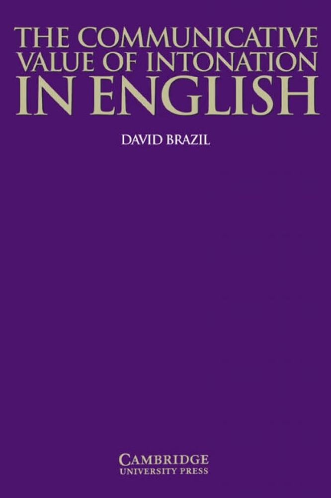 The Communicative Value of Intonation in English Book (Applied Linguistics Non)