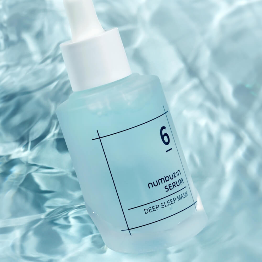 Увлажняющая сыворотка от обезвоженности с ледниковой водой numbuzin No.6 Deep Sleep Mask Serum
