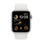 Умные часы Apple Watch SE (2022) GPS, 40mm, Aluminium Case with Sport Band M/L, Silver (Серебристый)