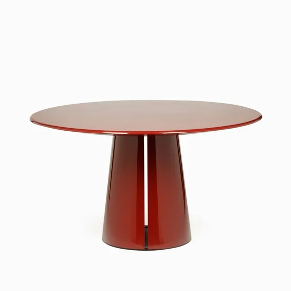 Обеденный стол Cargo Ø135 см, красный глянец