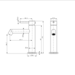 Смеситель для раковины WONZON & WOGHAND, Белый матовый (WW-H1063-MW)