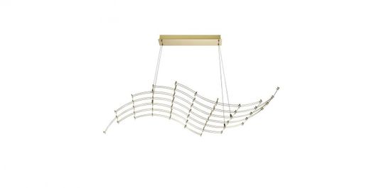 Подвесной светодиодный светильник 41,5W 3000K 7058/45L золотой Welkin Odeon Light.