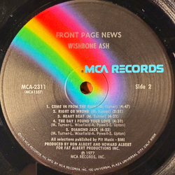 Виниловая пластинка Wishbone Ash ‎– Front Page News LP