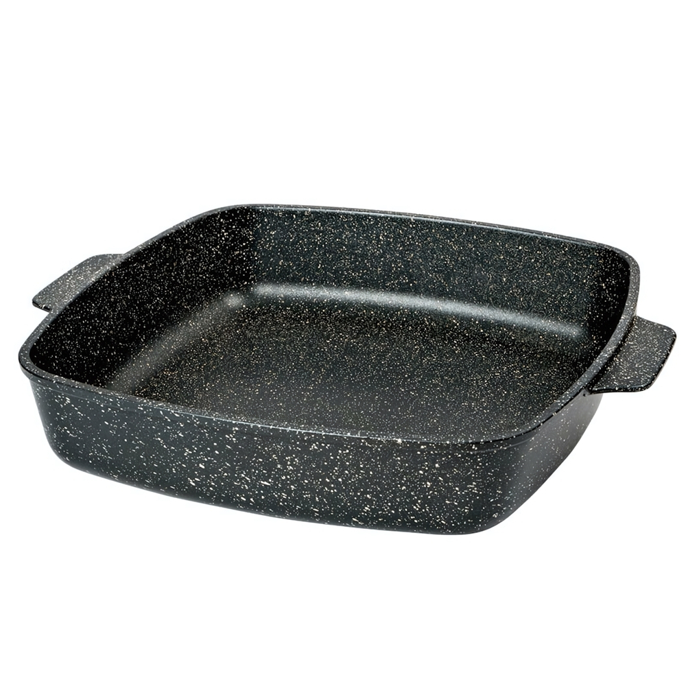 Противень 28*28см Гранит с литыми ручками, п281аг