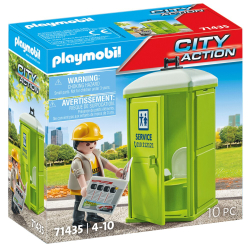 Playmobil - Мобильный туалет City Action 71435 / артикул   71435  / GTIN 4008789714350