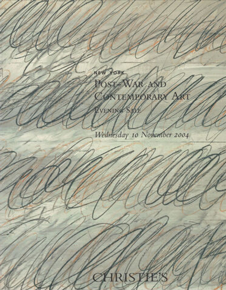 Каталог аукциона Christie's, Нью-Йорк, Послевоенное и современное искусство от 10 ноября 2004 года