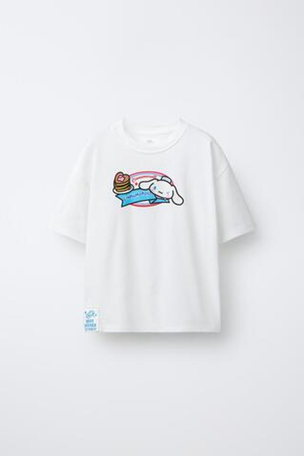 ZARA ФУТБОЛКА CINNAMOROLL © SANRIO, БЕЛЫЙ