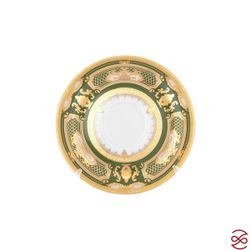 Набор блюдец Falkenporzellan Donna Green gold (6 шт)