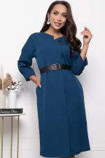 Платье "Агнета" П7330 (синее) LT Collection