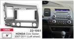 Honda Civic Sedan (2007-2011), 9' (Carav 22-1061)