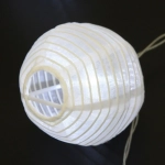 Гирлянда для улицы «Светящийся шар» 3 м 10 ламп LED (d=7,5 см) прозр.пров, 8 реж.,IP-54, Белый (солнечная батарея)