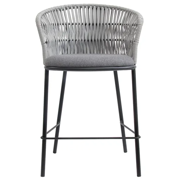 Полубарный стул Haugen, 66 см, серый
