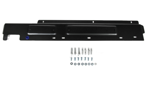 Защита топливных трубок Rival для Mitsubishi Eclipse Cross (V - 1.5T) 2018-2021/Mitsubishi Outlander III (V - 2.0; 2.4) 4WD 2012-2018/Mitsubishi Outlander III рестайлинг (V - 2.0; 2.4; 3.0) 4WD 2018-н.в., сталь 1.8 мм, с крепежом, штампованная, 111.4039.1