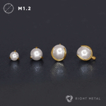 Ball 3-Prongs 3мм/4мм/5мм Grey Pearl PVD Yellow