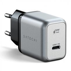 Сетевое зарядное устройство Satechi 30W USB-C GaN Wall Charger серый космос (ST-UC30WCM-EU)