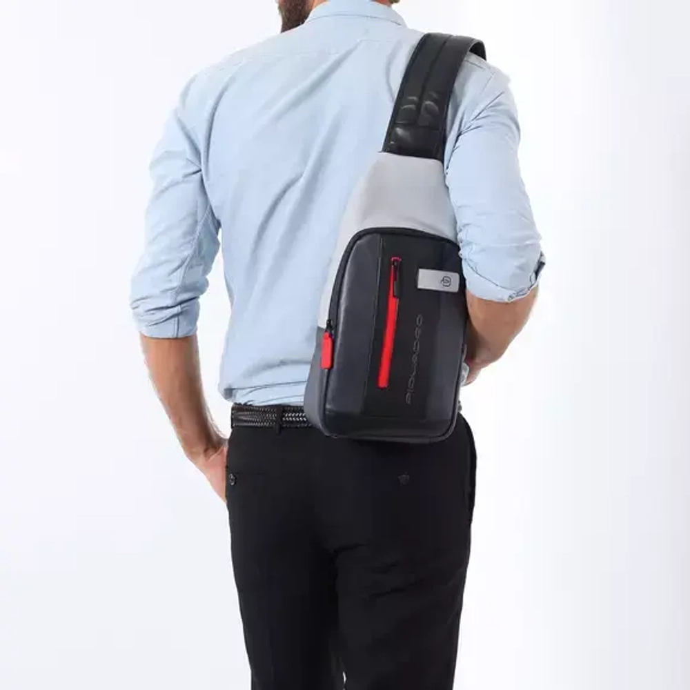 Сумка-слинг Piquadro Urban/Grey-black