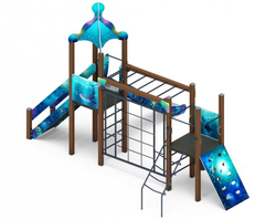 Детский игровой комплекс Морской ДИК 2.17.09-01 H=1500