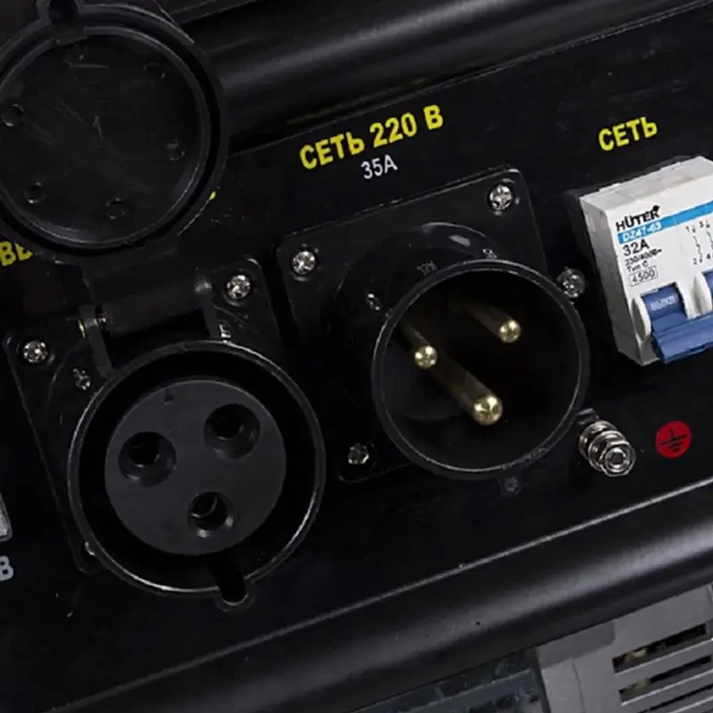 HUTER DY6500LXA бензиновый генератор 64/1/27