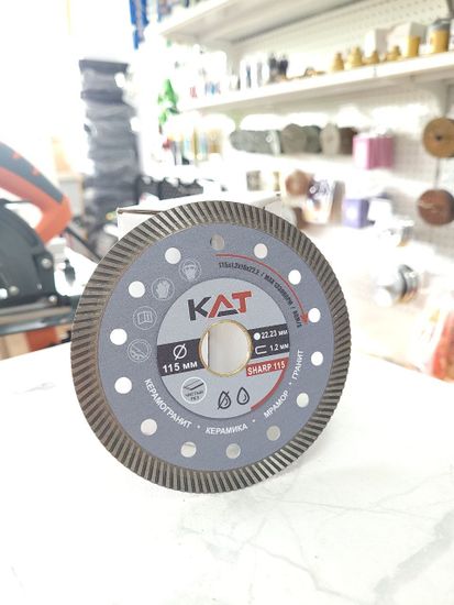 Алмазный диск по керамограниту 115мм Kvadro