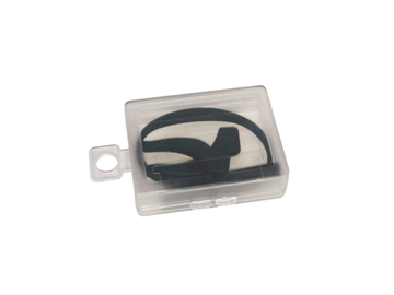 Стоппер комплект (наконечник+шнурок) черный