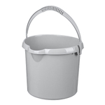 Ведро "Etna" круглое с носиком для слива 4л (серый)