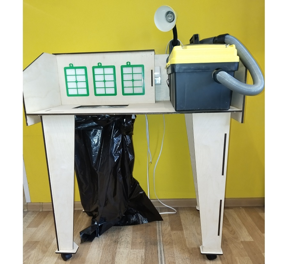 Стол для заправки картриджей 850х300х550,