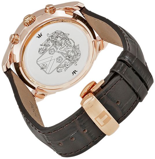 Tissot T920.417.16.031.00 мужские часы Tissot T-Gold на ремне вид сзади