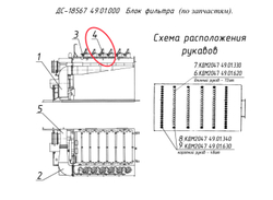 КДМ2017 49.01.750 Пневмоцилиндр