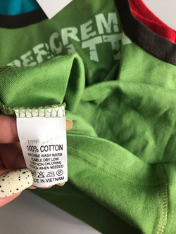 Майка для практичного образа, визуально на 8 лет