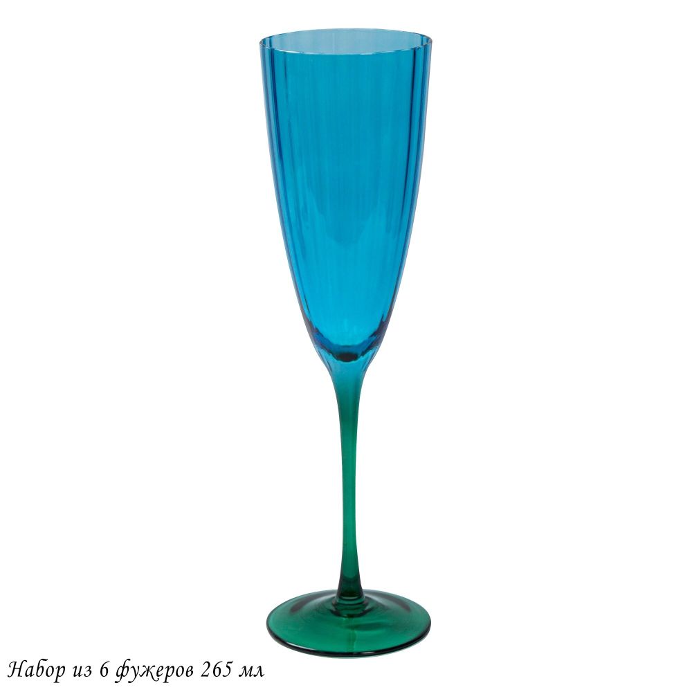 Lenardi 584-031 Набор из 6 фужеров 265мл в под.уп.(х4)Стекло