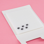 Прозрачные стикеры для заметок с клеевым краем, Alingar, 75 х 75 мм, 50 л., покрытие starlight touch, "Сat TRACKS", голубой, водонепрониц., европодвес