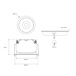 Встраиваемый светильник SPARK-75 Soft