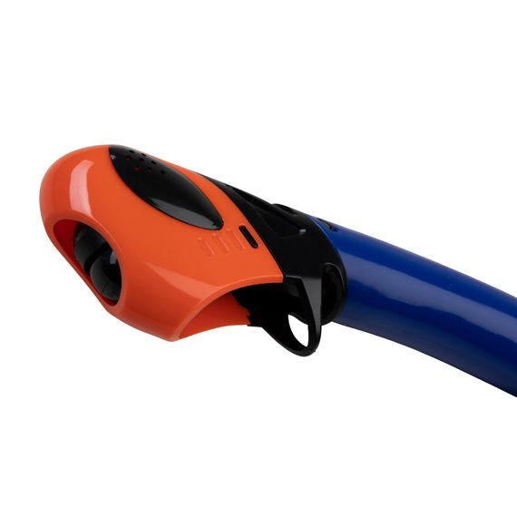 Трубка Scorpena K5 с двумя клапанами синяя